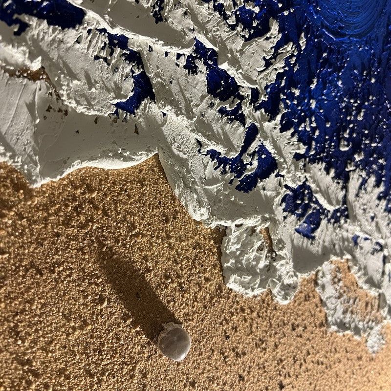 Textured Bloom Handmade Canvas Wall Painting media 8