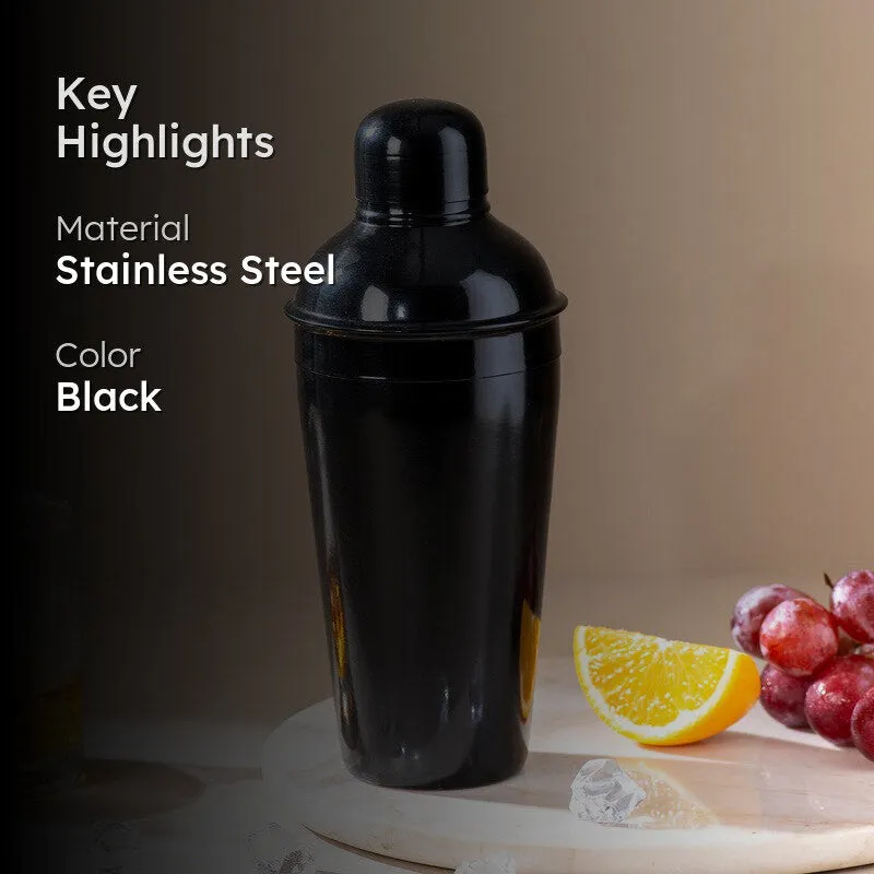Midnite Mixer Stainless Steel Cocktail Shaker - 500 ML media 2