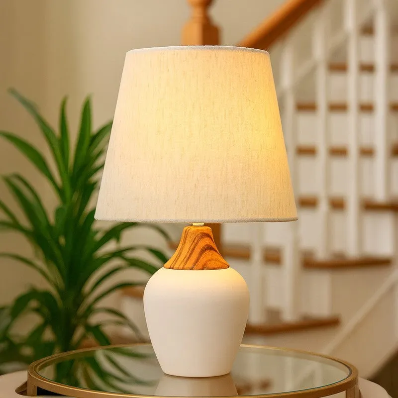 LightMode Pro Ceramic Table Lamp - White media 1