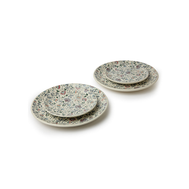 Exora Floral Dinner Set - 4 Piece Set media 3
