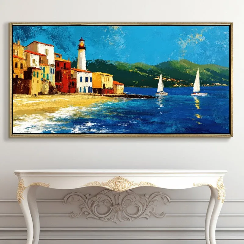 Bluehaven Canvas Wall Painting With Frame media 5