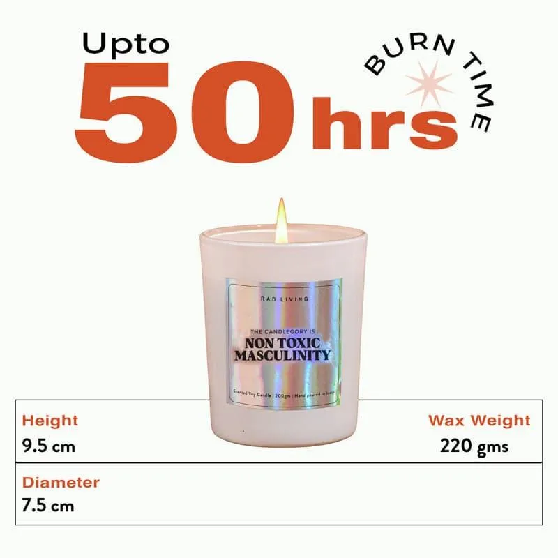 Non Toxic Masculinity Scented Candle media 6