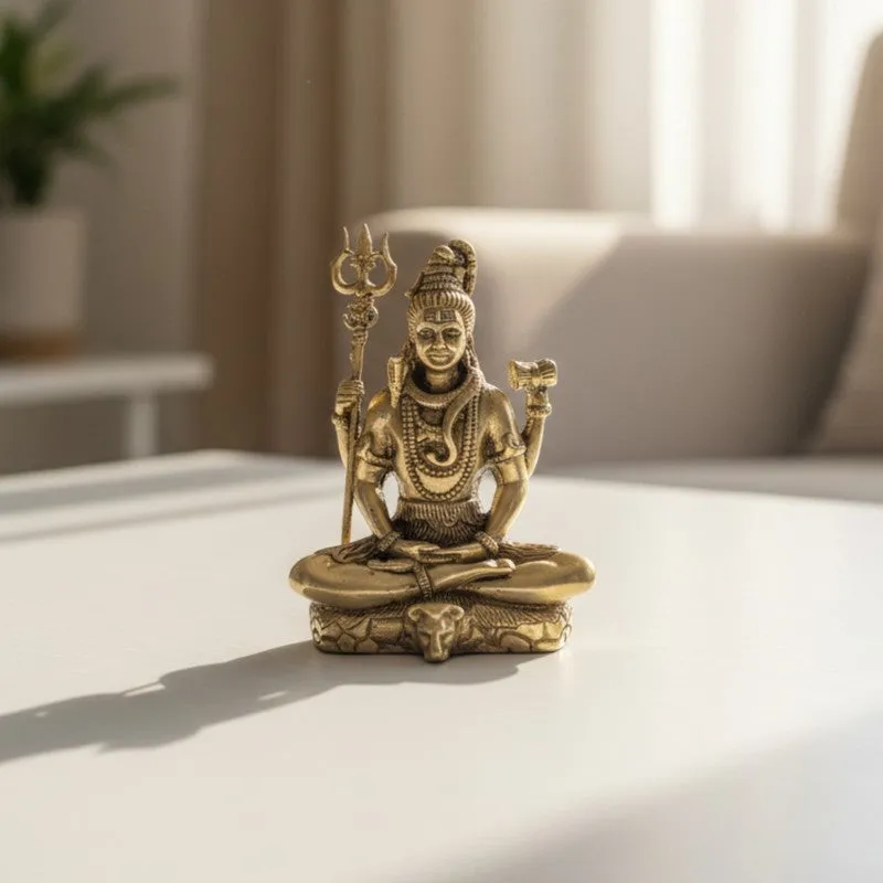 Kailash Nath Shiva Brass Idol media 3