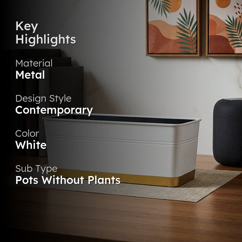 Zutoia Black Planter - Grey media 2