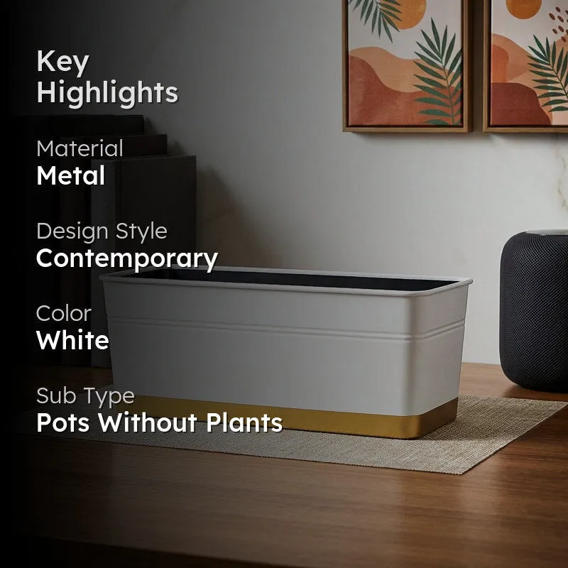 Zutoia Black Planter - Grey media 2