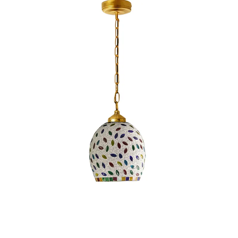 Mosaic Glitter Glass Ceiling Lamp media 4