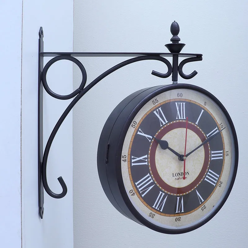 Time Weaver Iron Wall Clock media 3