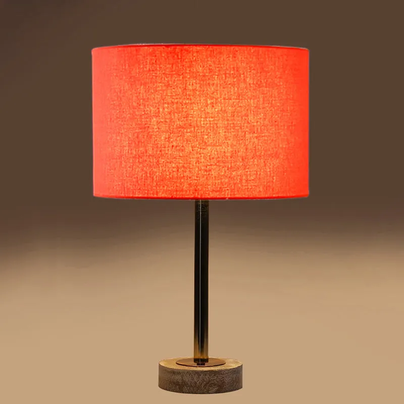 Cotin I Rodin Wooden Table Lamp - Orange,Gold,White media 6