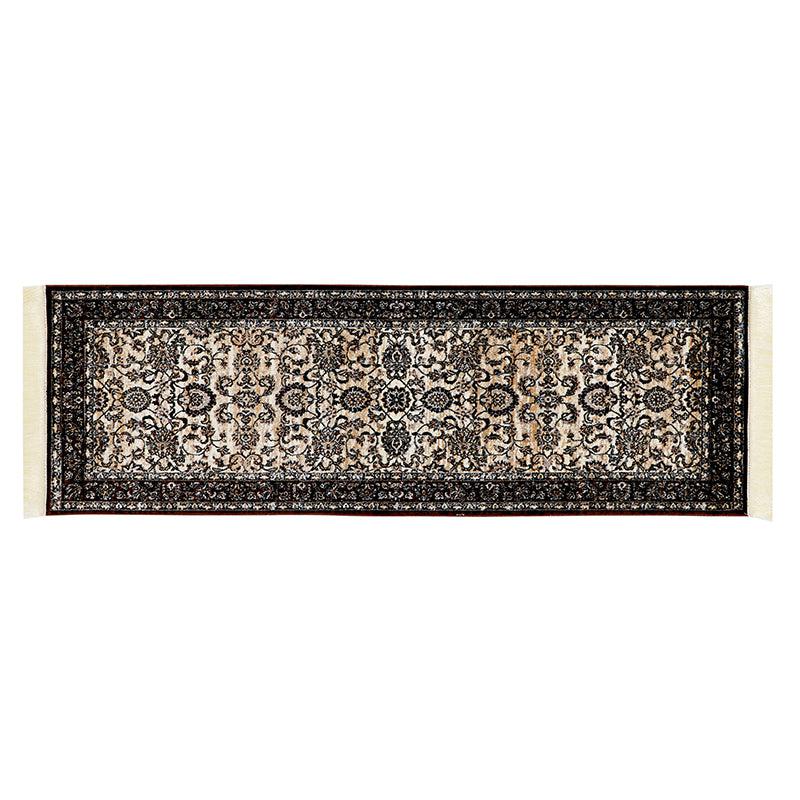 Aavni Flora Nylon Nylon Runner Rug - Black media 4