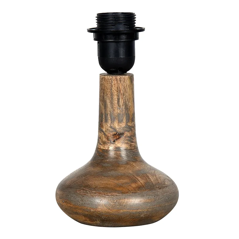 Pelion Fabric Table Lamp - Ivory,Brown media 3
