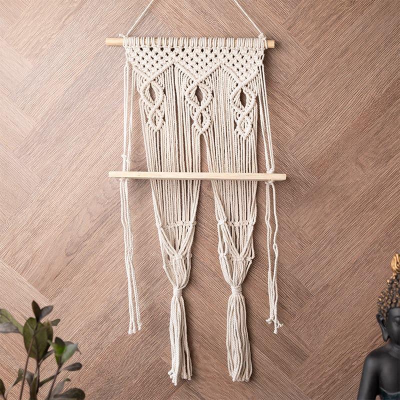 Darby Macrame Wall Shelf media 3