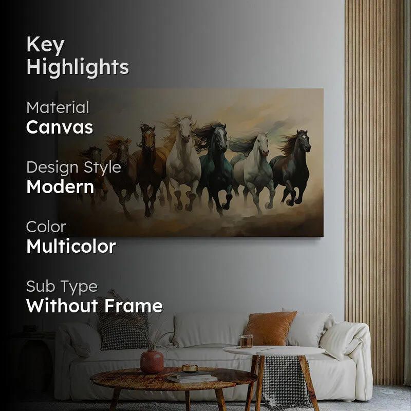 Palominos Canvas Wall Painting media 2