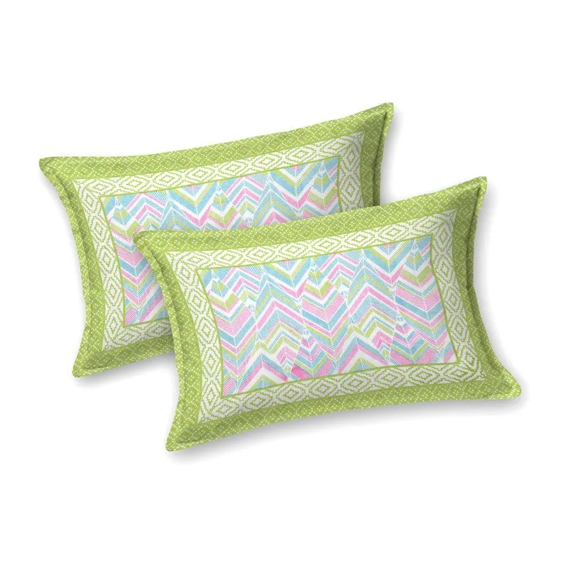 Softum Cotton Bedsheet (Green) - 240 TC media 5