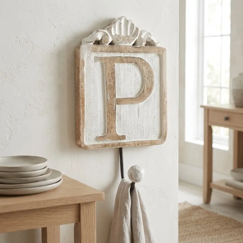(P) Letter Wall Hook media 1