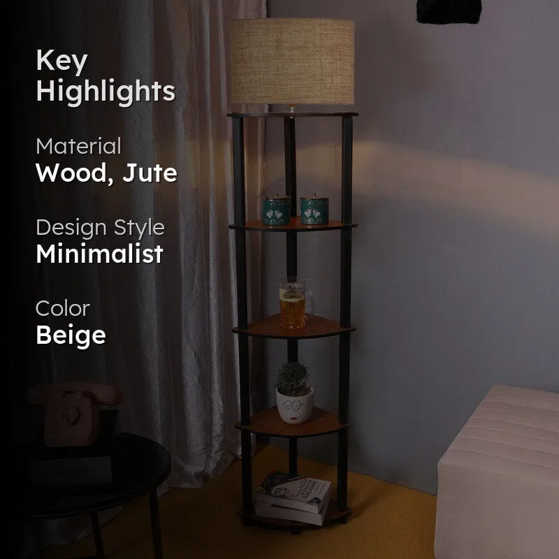 Cylindra Prime Floor Lamp (Beige) media 2