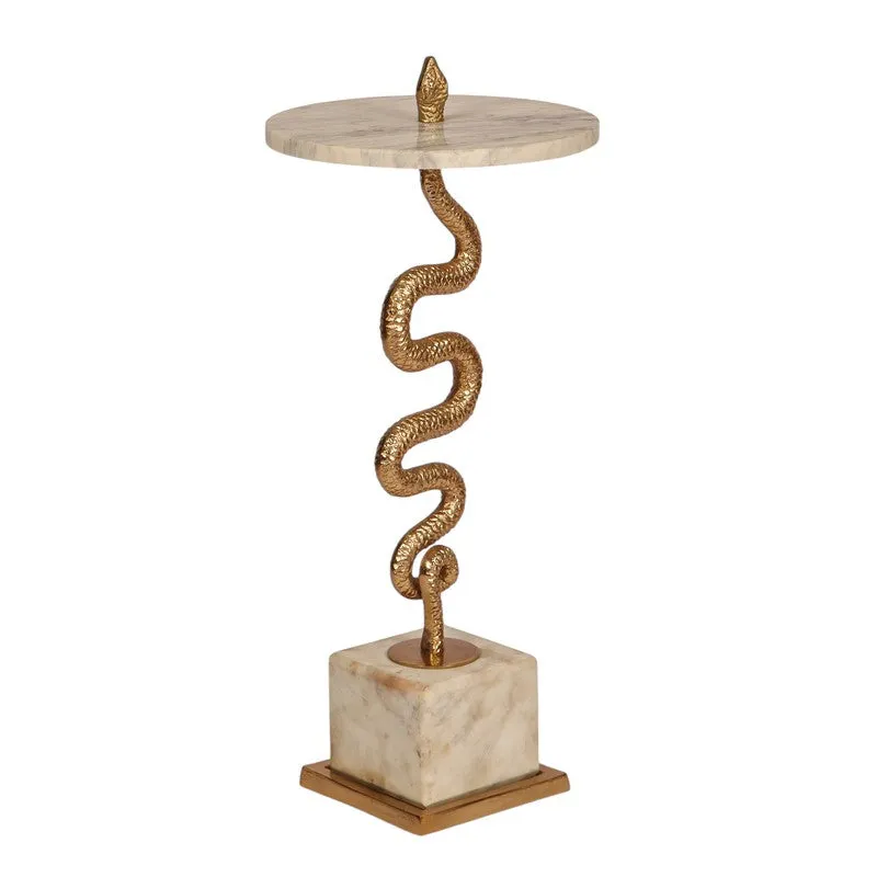 Valdora Accent Table - Gold media 4