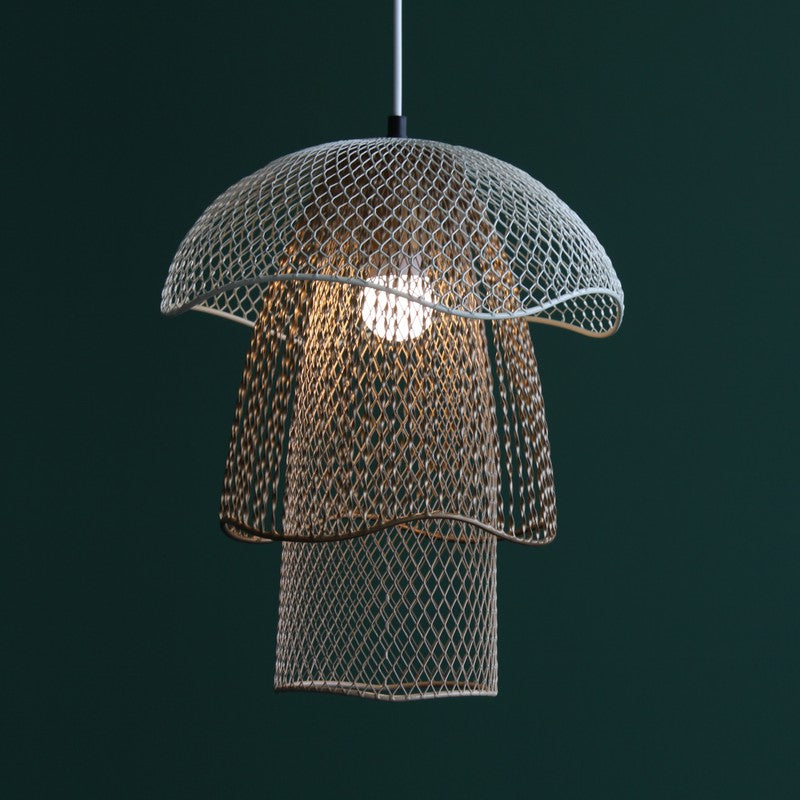 Orange Tree Mallawi Tall Steel Ceiling Lamp
