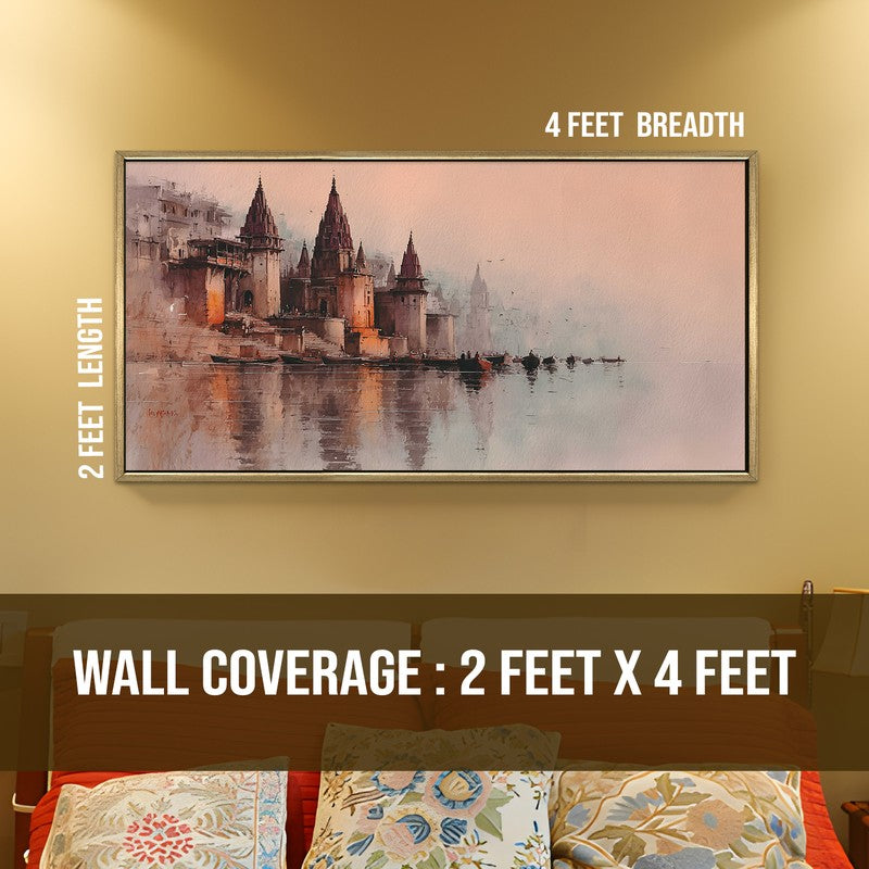 Blush Hour at the Ghats Wall Art media 8