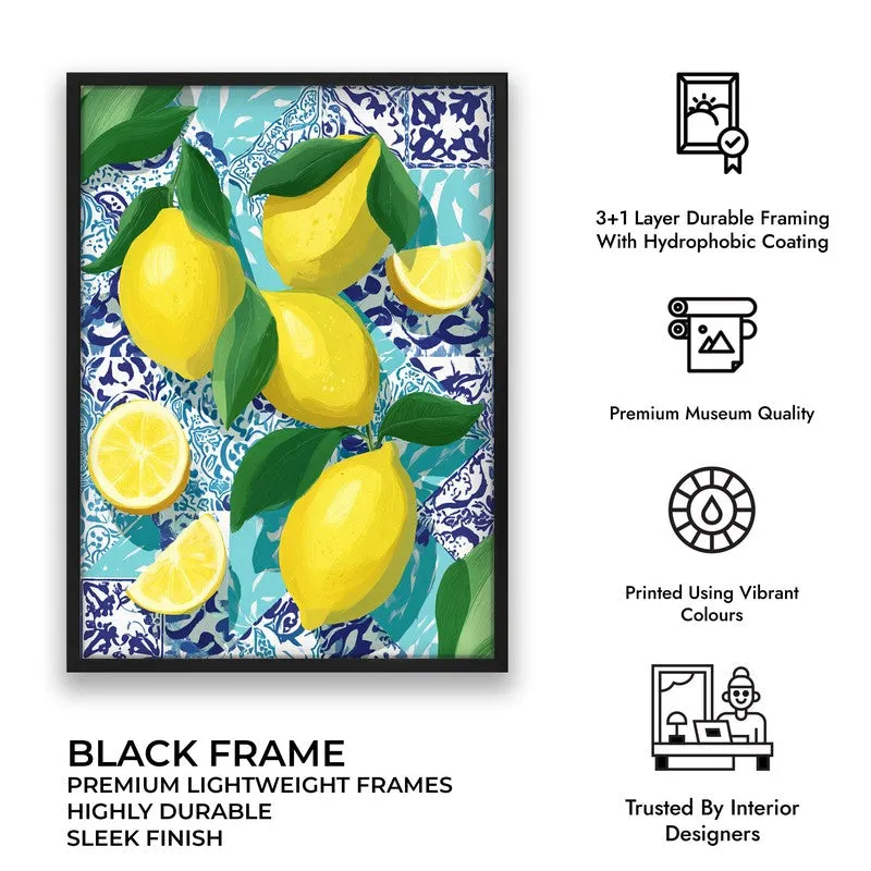 Limoncello Canvas Wall Painting - Black Frame media 9