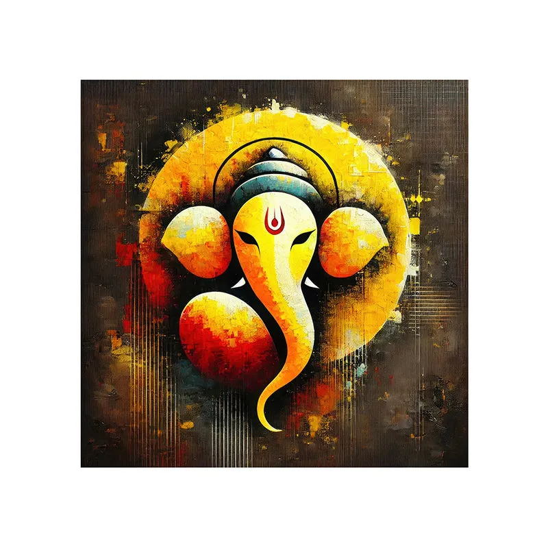Gajamukha Poly Canvas Wall Painting media 5