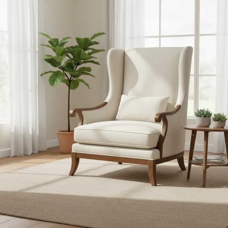 Luxora Lounge Chair - Beige media 1