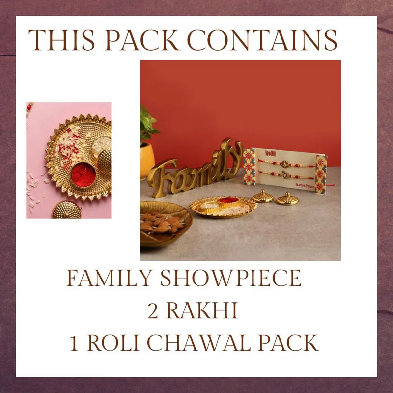 Ganesha Family Rakhi Hamper media 5