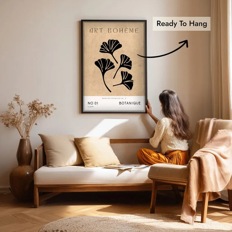 Florent Canvas Wall Painting With Black Frame media 7
