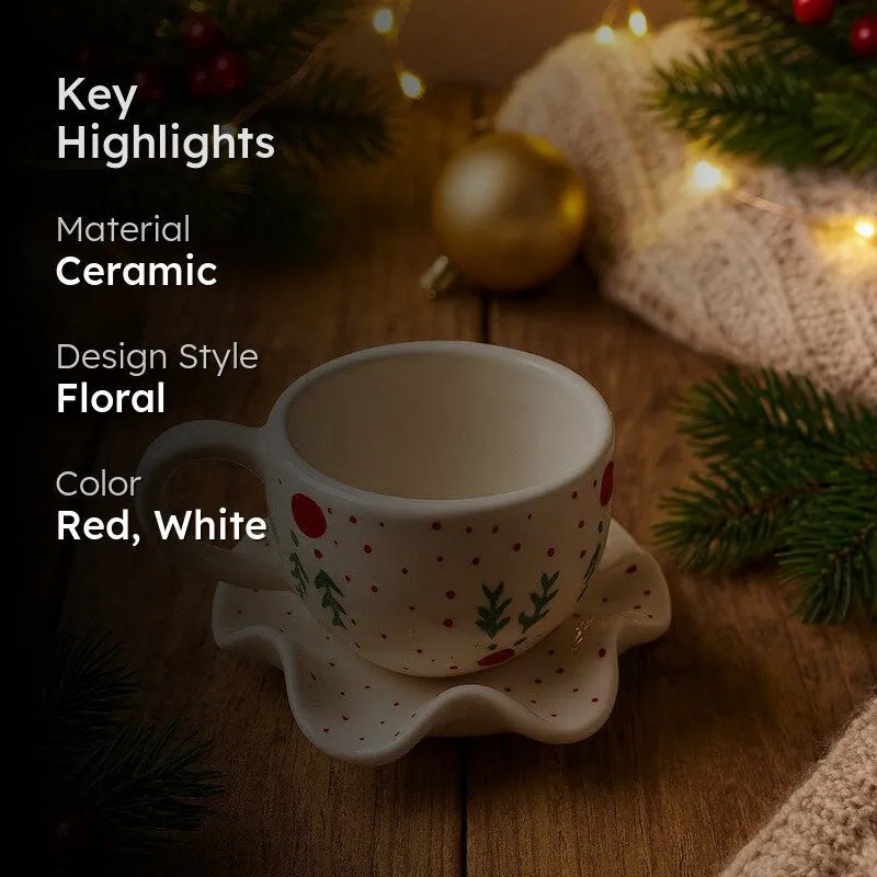 Petaline Ceramic Cup & Saucer media 2