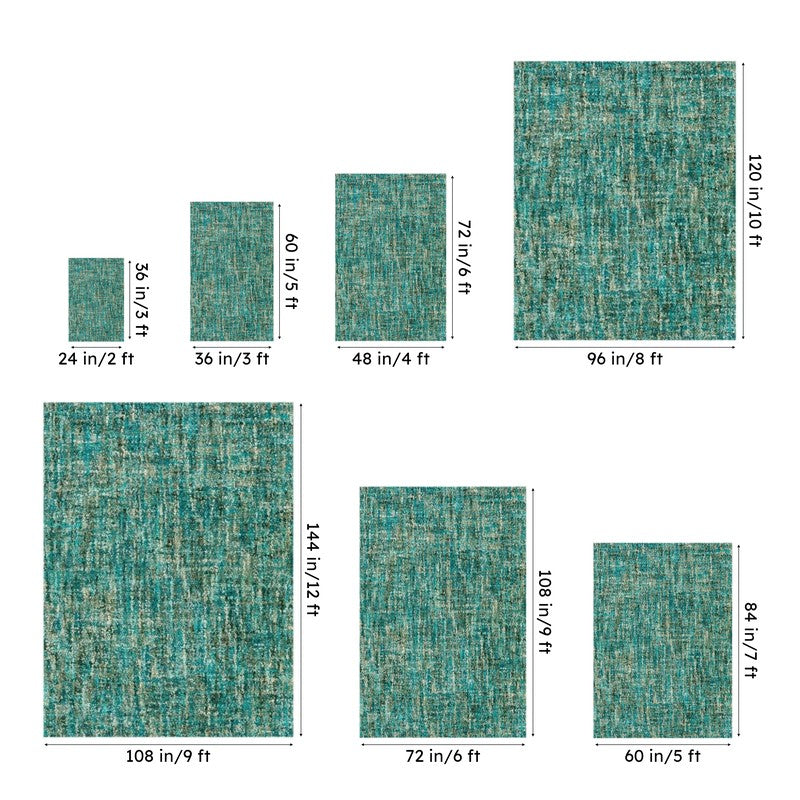 Osman Hand Tufted Wool Rug - Sea Green media 14