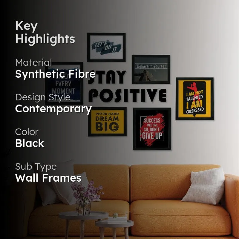 Inspirational Fibre Black Photo Frame - Set of Seven media 2