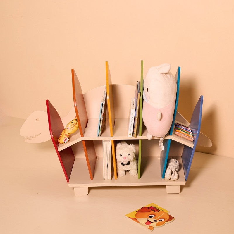 Jurassic Kids Wood  Book Organizer media 4