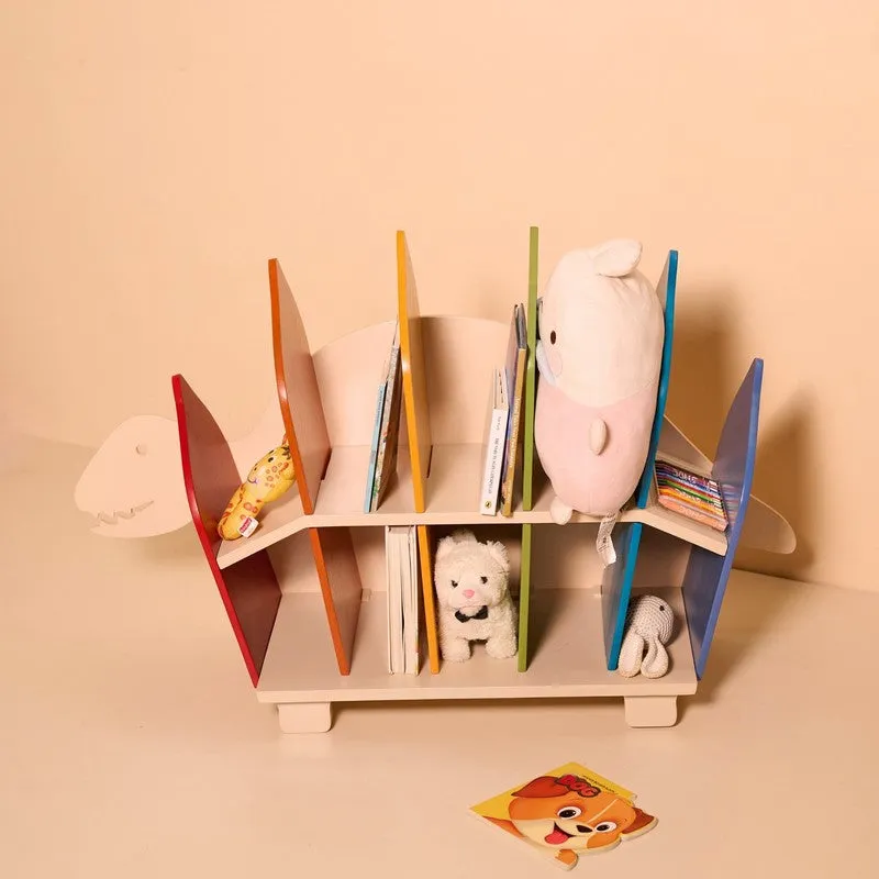Jurassic Kids Wood  Book Organizer media 4