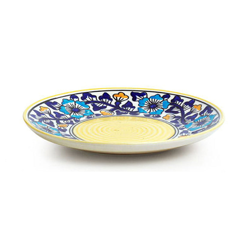 Indigo Garden Ceramic Quarter Plate - Set Of Six media 6