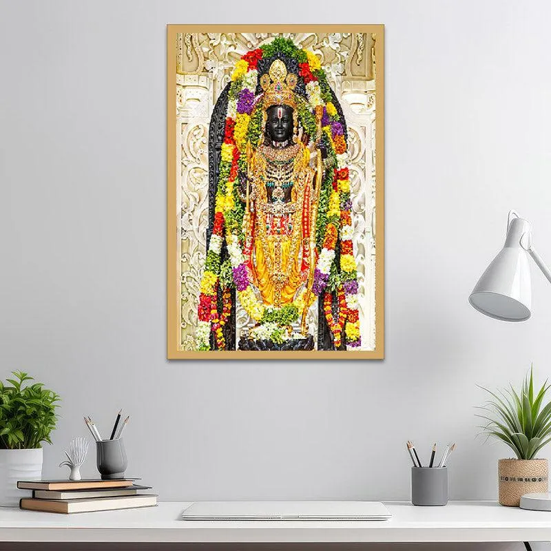Tirupati Deva Canvas Wall Painting With Frame media 7