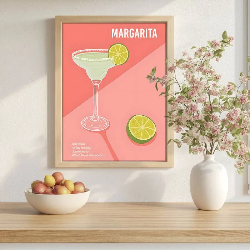 PinkMargerita Archival Canvas Wall Art - Brown media 1