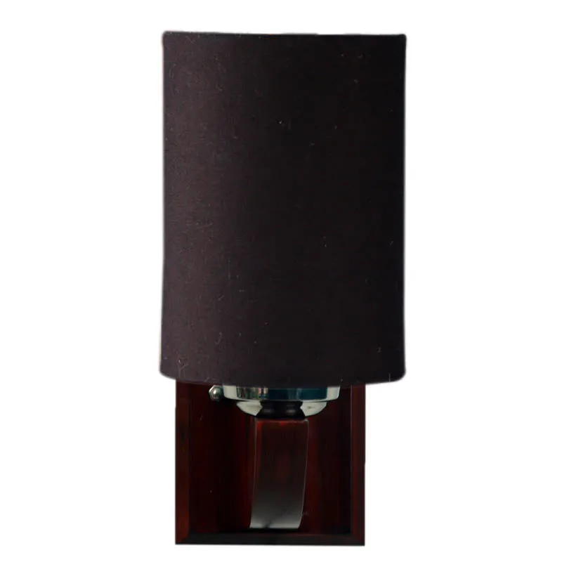Raven Cylindrical Wooden Wall Lamp media 6
