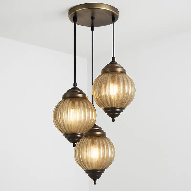 Orbelux Metal Cluster Ceiling Lamp media 3