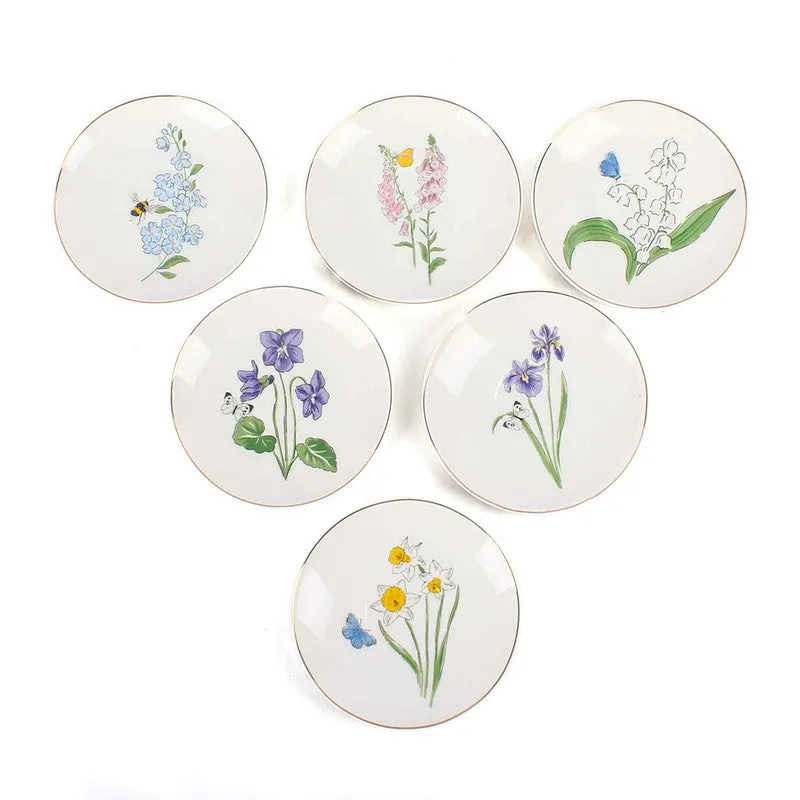 Petaluxe 24k Gold Brushed Porcelain Tea Cup (300 mL Each) -  Twelve Piece Set media 7