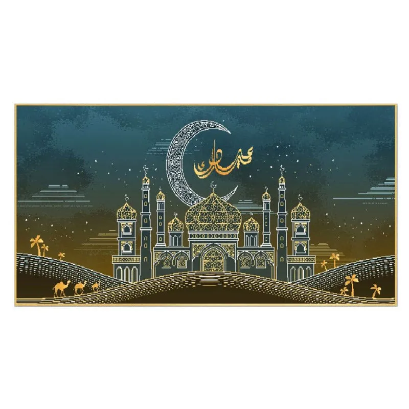 Sacred Mosque Wall Painting media 4