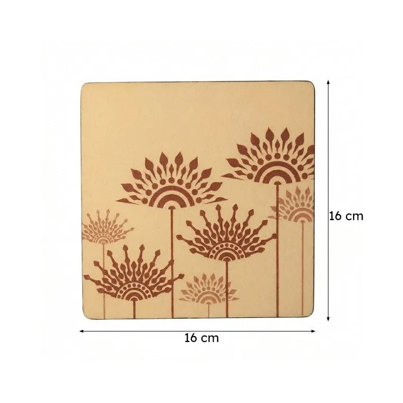 Vadana Floral Trivet  - Set Of Four media 7