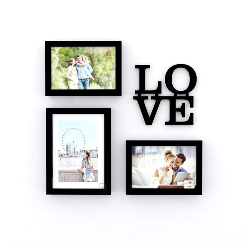 Sweet Love Moment Plastic Photo Frame - Set Of Four - Bundles