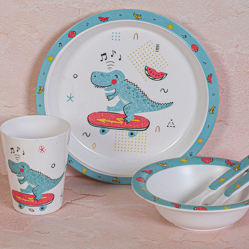 Croc Craze Kids Dinner Set - Five Piece Set media 5