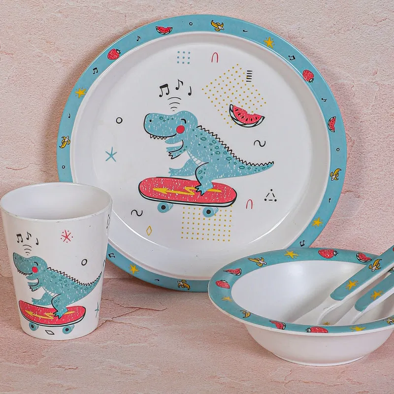 Croc Craze Kids Dinner Set - Five Piece Set media 5