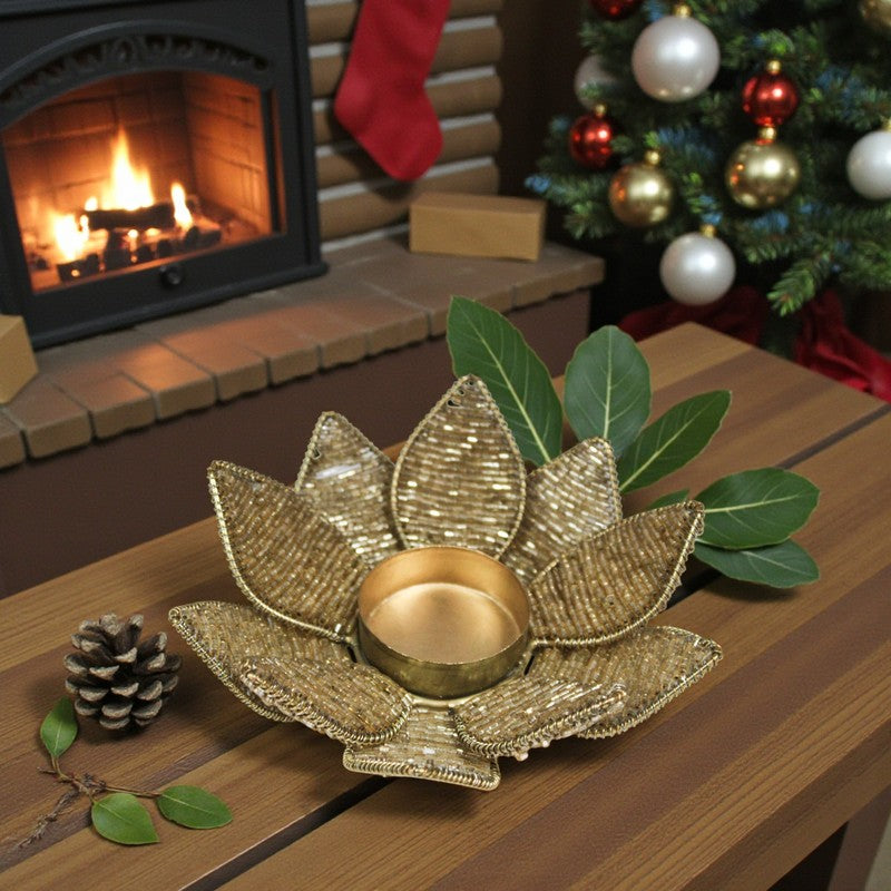 Enchanted Flower Tea Light Candle Holder media 4
