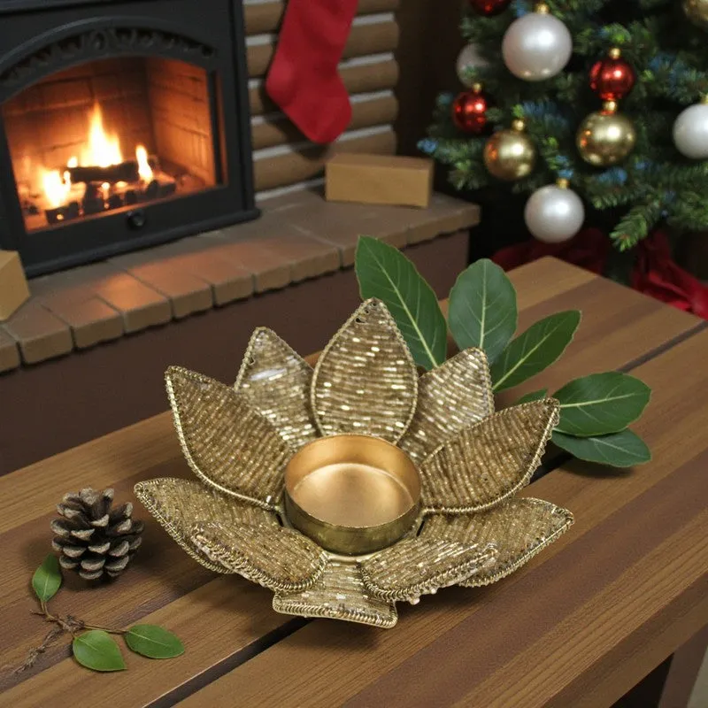 Enchanted Flower Tea Light Candle Holder media 4