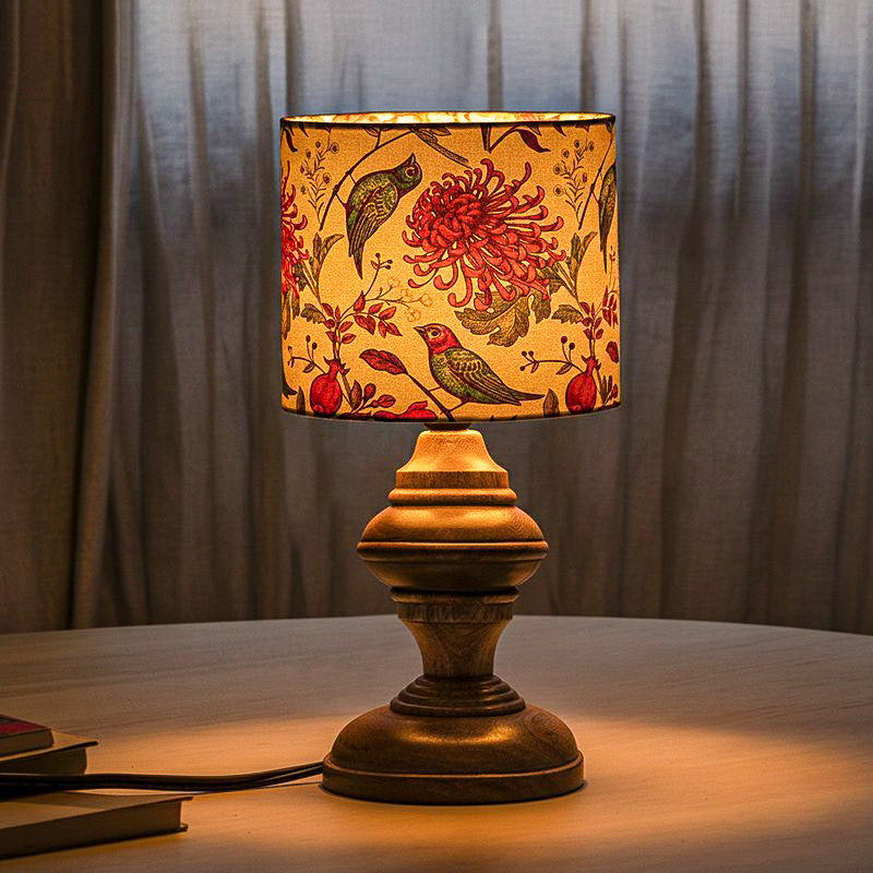 WingCraft Wooden Table Lamp