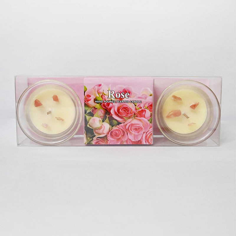Solvyn Scented Candle (Rose) - Set Of Two media 6