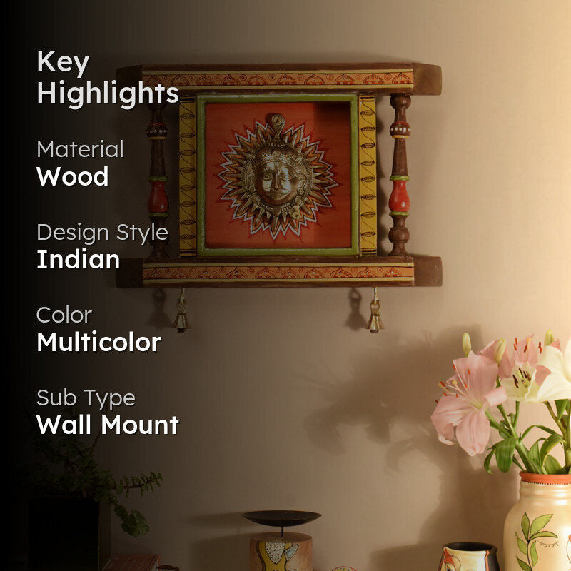 Divine Surya Wood Wall Accent media 2