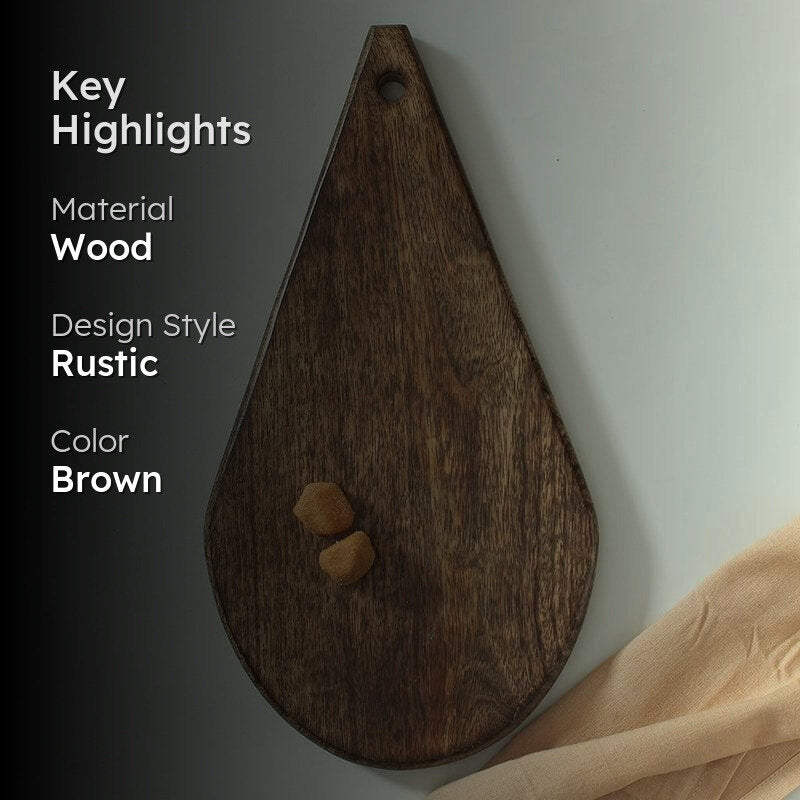 Dewdrop Wood Platter media 2
