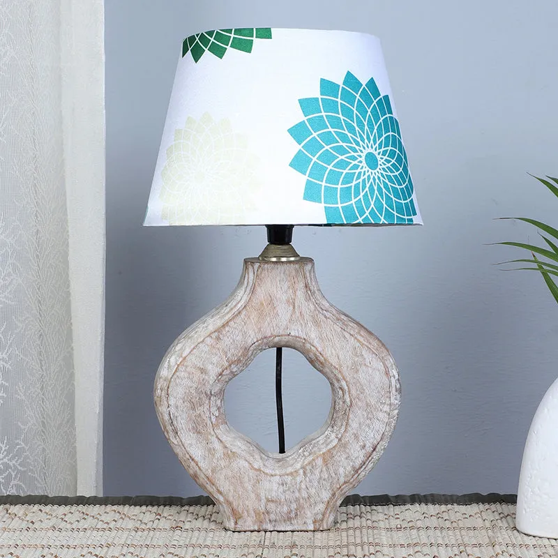 Akari Kian Printed Mango Wood Table Lamp - Multicolor media 2